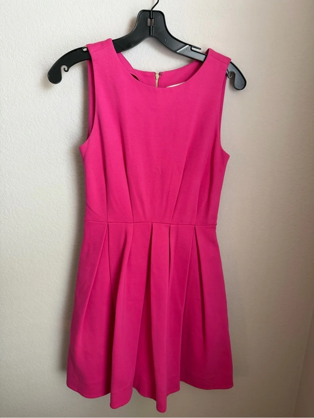 Kate Spade Classic Sleeveless Pink Fit-and-Flare Dress